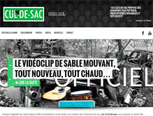 Tablet Screenshot of lesculs-de-sac.com